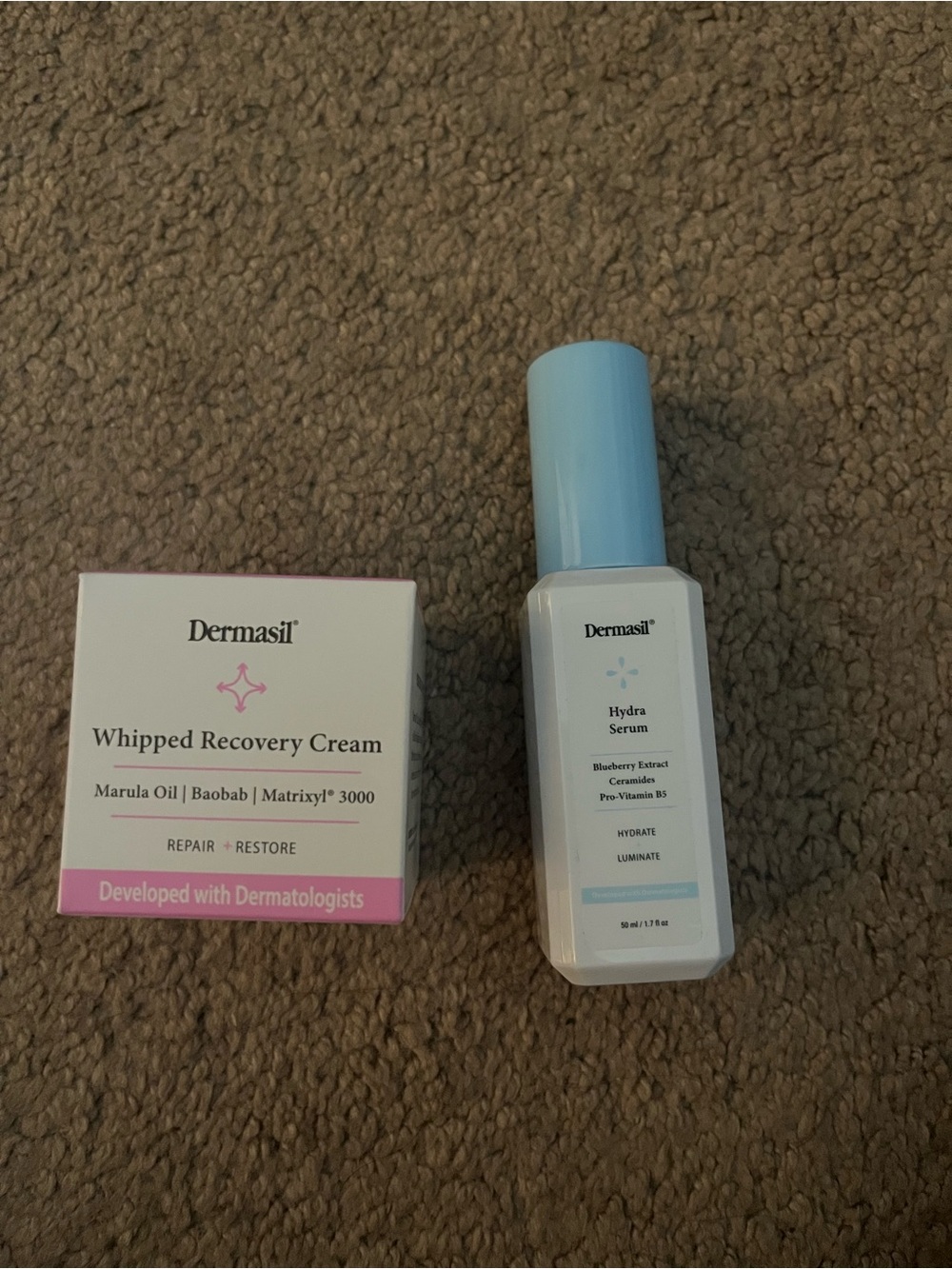 Hydra Serum & Whipped Recovery Cream - Blue & Pink